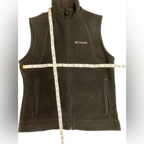 Columbia Black Zip Fleece Vest | Ladies S - Picture 4 of 10